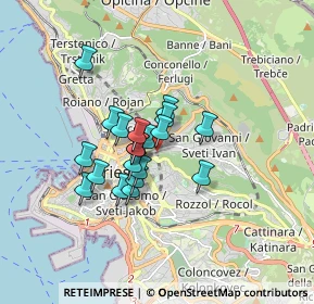 Mappa Viale XX Settembre, 34126 Trieste TS, Italia (1.177)