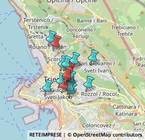 Mappa Viale XX Settembre, 34126 Trieste TS, Italia (1.12467)