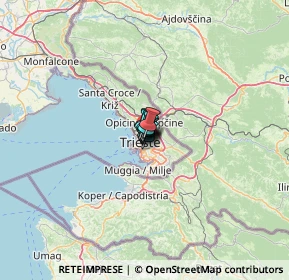 Mappa Piazza dei Volontari Giuliani, 34126 Trieste TS, Italia (9.80182)