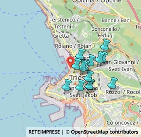 Mappa Piazza Luigi Amedeo Duca degli Abruzzi, 34132 Trieste TS, Italia (1.30429)