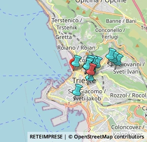 Mappa Piazza Luigi Amedeo Duca degli Abruzzi, 34132 Trieste TS, Italia (1.07071)