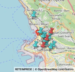 Mappa Piazza Luigi Amedeo Duca degli Abruzzi, 34132 Trieste TS, Italia (1.26154)