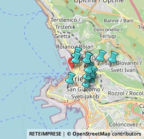 Mappa Piazza Luigi Amedeo Duca degli Abruzzi, 34132 Trieste TS, Italia (0.98)