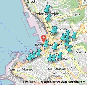Mappa Piazza Luigi Amedeo Duca degli Abruzzi, 34132 Trieste TS, Italia (0.9185)