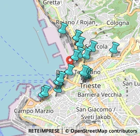 Mappa Piazza Luigi Amedeo Duca degli Abruzzi, 34132 Trieste TS, Italia (0.65)
