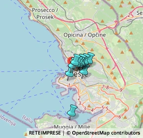 Mappa Piazza Luigi Amedeo Duca degli Abruzzi, 34132 Trieste TS, Italia (1.34545)