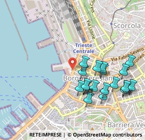 Mappa Piazza Luigi Amedeo Duca degli Abruzzi, 34132 Trieste TS, Italia (0.502)