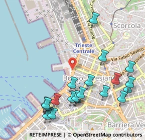 Mappa Piazza Luigi Amedeo Duca degli Abruzzi, 34132 Trieste TS, Italia (0.603)