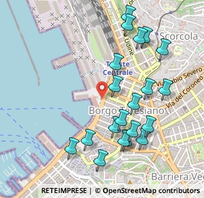Mappa Piazza Luigi Amedeo Duca degli Abruzzi, 34132 Trieste TS, Italia (0.5045)