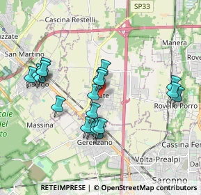 Mappa Via G. Candiani, 22078 Turate CO, Italia (1.8235)