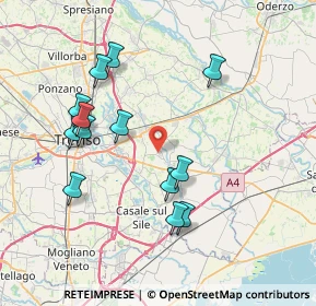 Mappa Via E. Salgari, 31056 Roncade TV, Italia (7.60462)