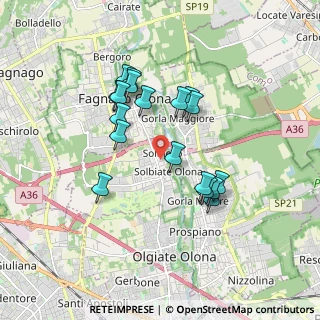 Mappa Via Antonio Benetti, 21058 Solbiate Olona VA, Italia (1.56056)