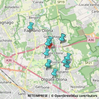 Mappa Via Antonio Benetti, 21058 Solbiate Olona VA, Italia (1.5025)