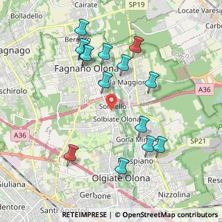 Mappa Via Antonio Benetti, 21058 Solbiate Olona VA, Italia (2.04357)