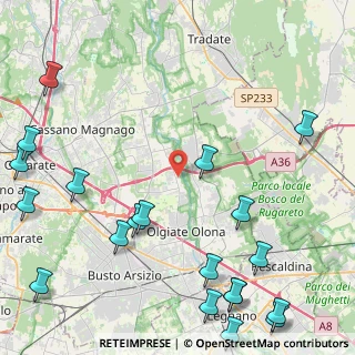 Mappa Via Antonio Benetti, 21058 Solbiate Olona VA, Italia (6.3525)