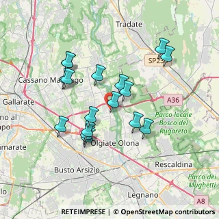 Mappa Via Antonio Benetti, 21058 Solbiate Olona VA, Italia (3.27118)