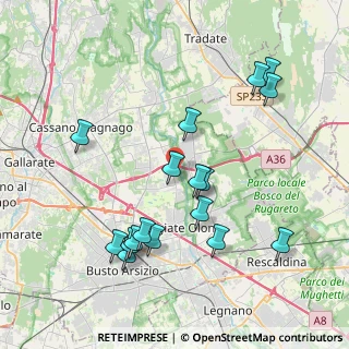 Mappa Via Antonio Benetti, 21058 Solbiate Olona VA, Italia (4.13235)