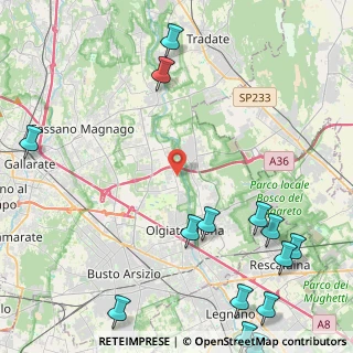 Mappa Via Antonio Benetti, 21058 Solbiate Olona VA, Italia (6.55143)