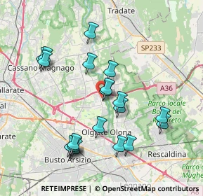 Mappa Via Antonio Benetti, 21058 Solbiate Olona VA, Italia (3.78)
