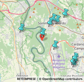 Mappa SOMMA LOMBARDO LOCALITA' MOLINO DI MEZZO, 21019 Somma lombardo VA, Italia (4.78818)