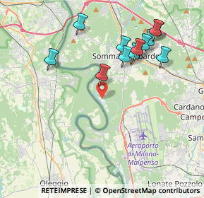 Mappa SOMMA LOMBARDO LOCALITA' MOLINO DI MEZZO, 21019 Somma lombardo VA, Italia (4.13667)