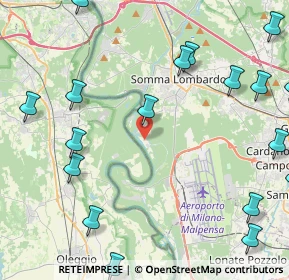 Mappa SOMMA LOMBARDO LOCALITA' MOLINO DI MEZZO, 21019 Somma lombardo VA, Italia (6.1715)