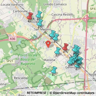 Mappa Via Monte Lungo, 21040 Cislago VA, Italia (2.29556)
