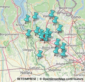 Mappa Via Edmondo de Amicis, 21010 Cardano Al Campo VA, Italia (10.70235)