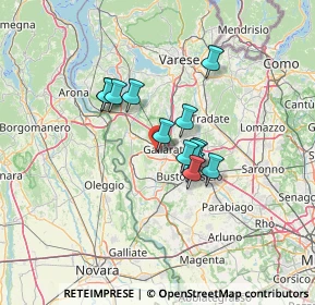 Mappa Via Edmondo de Amicis, 21010 Cardano Al Campo VA, Italia (9.37154)