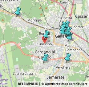 Mappa Via Edmondo de Amicis, 21010 Cardano Al Campo VA, Italia (1.90182)