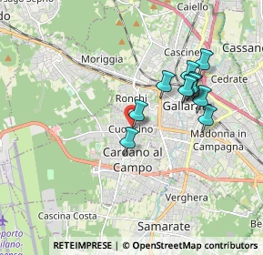 Mappa Via Edmondo de Amicis, 21010 Cardano Al Campo VA, Italia (1.58909)