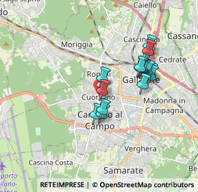 Mappa Via Edmondo de Amicis, 21010 Cardano Al Campo VA, Italia (1.50333)