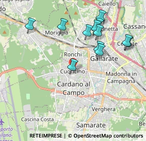 Mappa Via Edmondo de Amicis, 21010 Cardano Al Campo VA, Italia (2.0725)