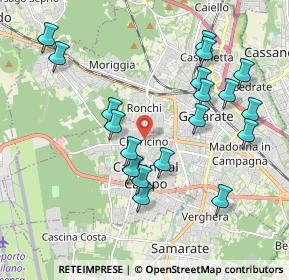 Mappa Via Edmondo de Amicis, 21010 Cardano Al Campo VA, Italia (2.01842)