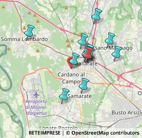 Mappa Via Edmondo de Amicis, 21010 Cardano Al Campo VA, Italia (2.95538)