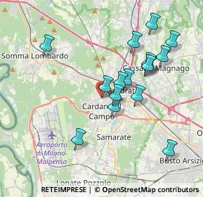 Mappa Via Edmondo de Amicis, 21010 Cardano Al Campo VA, Italia (3.59188)