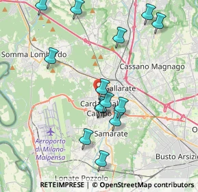 Mappa Via Edmondo de Amicis, 21010 Cardano Al Campo VA, Italia (4.03)