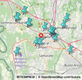 Mappa Via Edmondo de Amicis, 21010 Cardano Al Campo VA, Italia (3.69563)