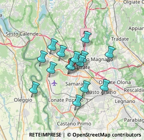 Mappa Via Edmondo de Amicis, 21010 Cardano Al Campo VA, Italia (4.95667)