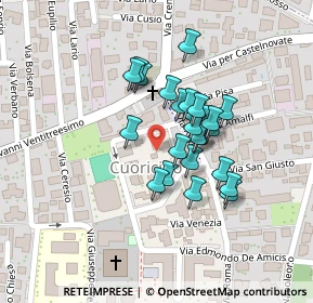 Mappa Via Edmondo de Amicis, 21010 Cardano Al Campo VA, Italia (0.09615)