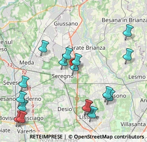 Mappa Via Berlino, 20831 Seregno MB, Italia (4.73471)