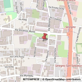 Mappa Via Parigi, 9, 20831 Seregno, Monza e Brianza (Lombardia)