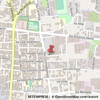 Mappa Via Antonio Fogazzaro, 7, 20831 Seregno, Monza e Brianza (Lombardia)