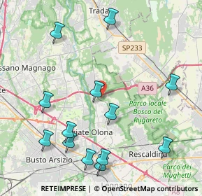 Mappa Via Deserto, 21055 Gorla minore VA, Italia (4.82769)