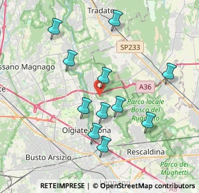 Mappa Via Deserto, 21055 Gorla minore VA, Italia (3.58727)