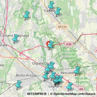 Mappa Via Deserto, 21055 Gorla minore VA, Italia (6.0275)