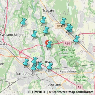 Mappa Via Deserto, 21055 Gorla minore VA, Italia (4.13714)