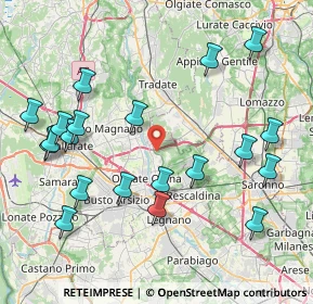 Mappa Via Deserto, 21055 Gorla minore VA, Italia (9.269)
