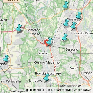 Mappa Via Icmesa, 20821 Meda MB, Italia (5.77833)