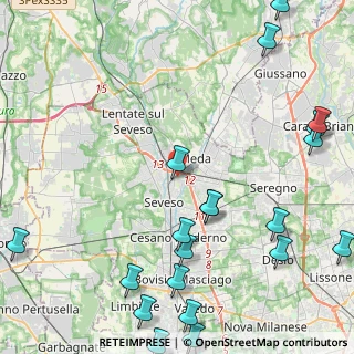 Mappa Via Icmesa, 20821 Meda MB, Italia (6.253)